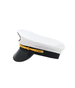 White Marine Captain Hat
