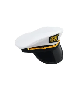 White Marine Captain Hat