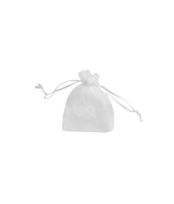 White Medium Organza Bags 12pc