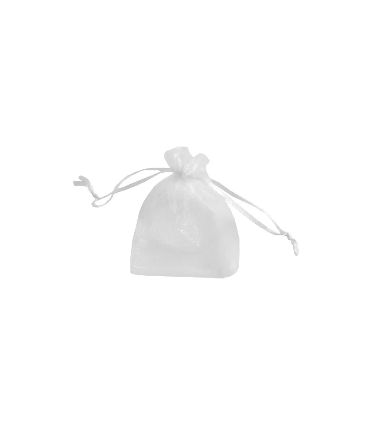 White Medium Organza Bags 12pc