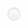 White Paper Plates 20x7in