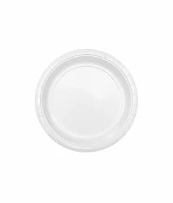 White Paper Plates 12x9in