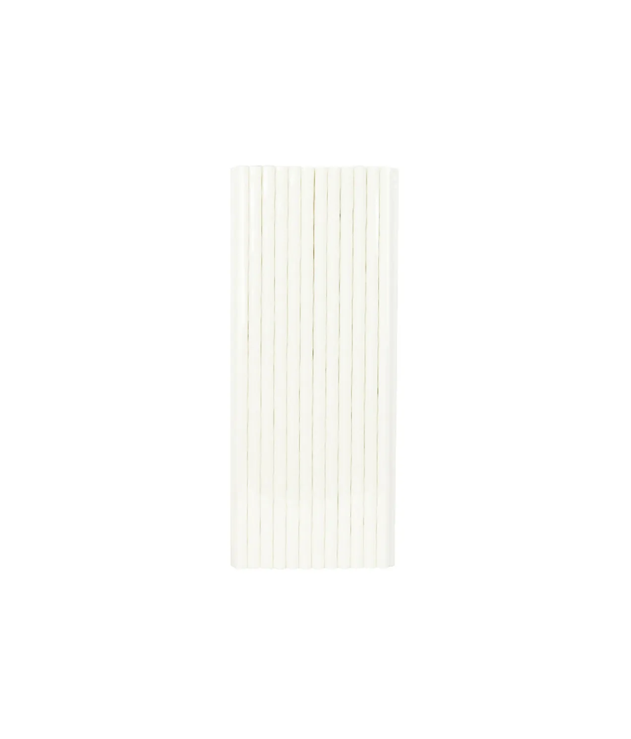 White Paper Straws 25pk