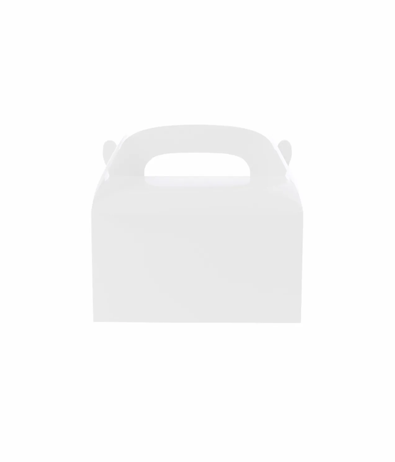 White Paper Treat Box 6pc (Side Seal)