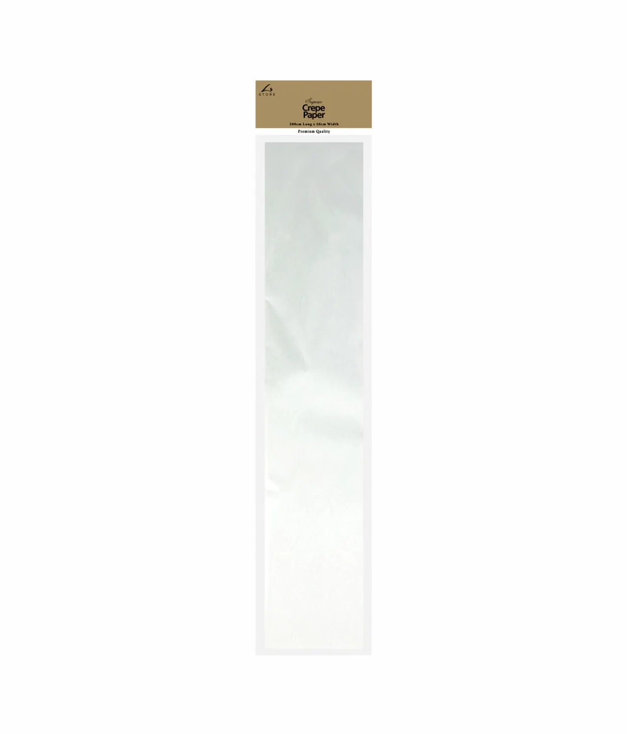 White Pearl Crepe Paper