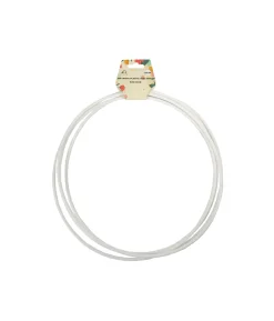 White PP Plastic Toss Rings 30cm 4pc