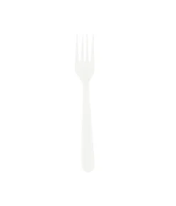 White PP Reusable Forks 50pc 18cm