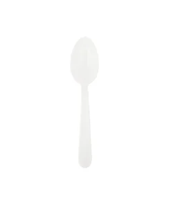 White PP Reusable Spoons 50pc 16cm