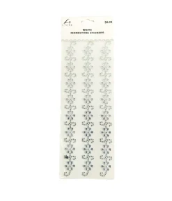 White Rhinestones Stickers