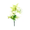 White Rose And White Dahlia Bush 6 Heads 49cm