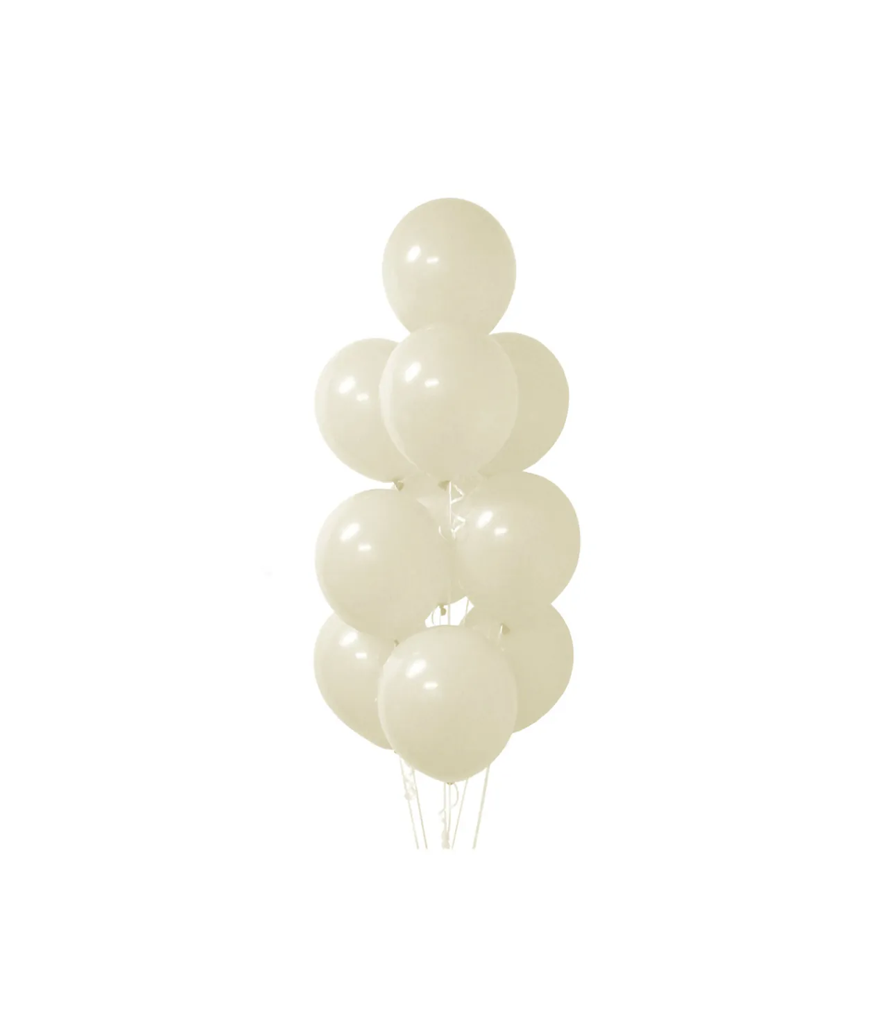 White Sand Latex Balloons 12inch 20pk