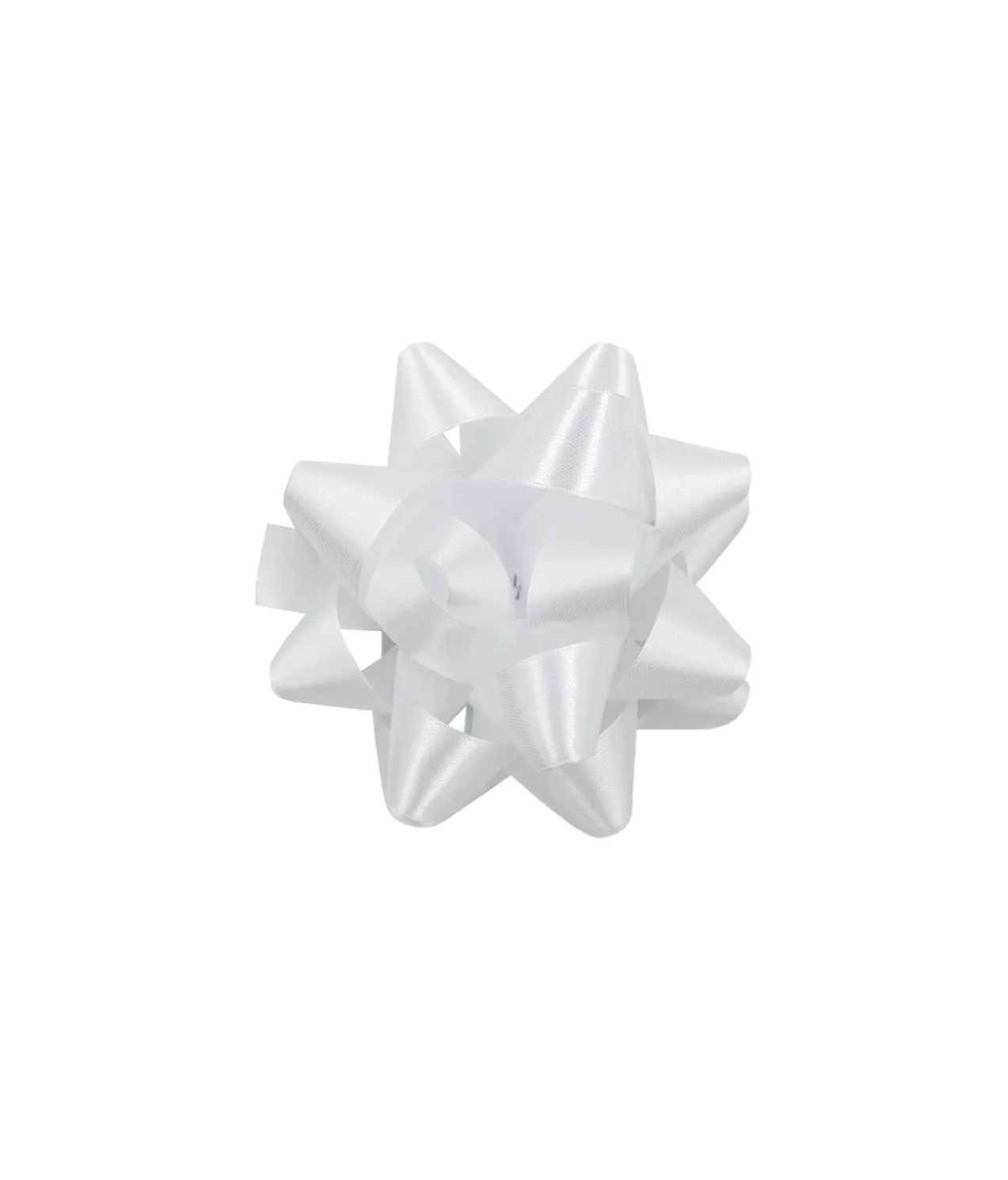White Satin Gift Bow 15cm 1pc