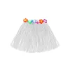 White Short Hula Skirt 40cm