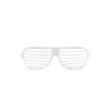 White Shutter Shade Glasses