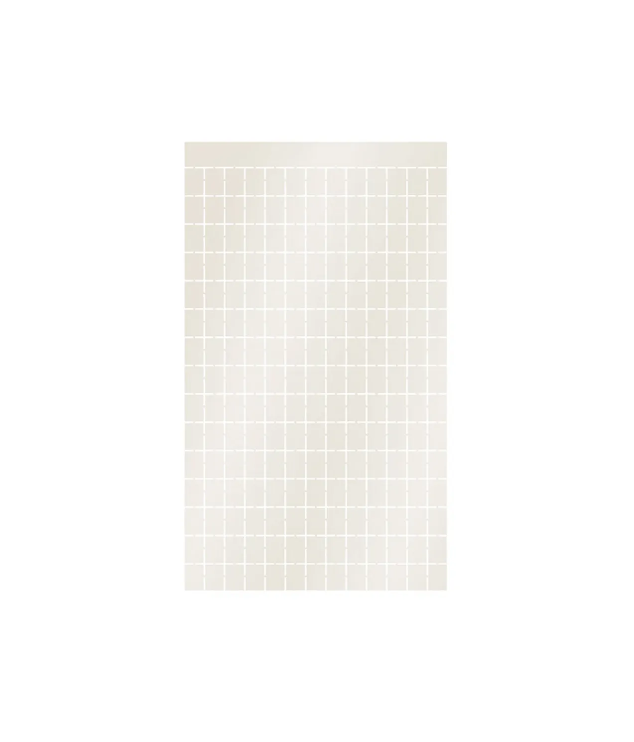 White Square Foil Backdrop 1x2m