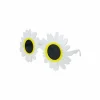 White Sunflower Party Glasses