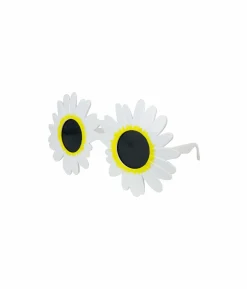 White Sunflower Party Glasses