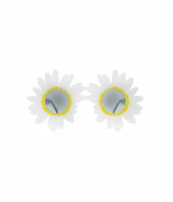 White Sunflower Party Glasses