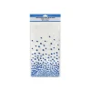 White Tablecloth With Blue Dots