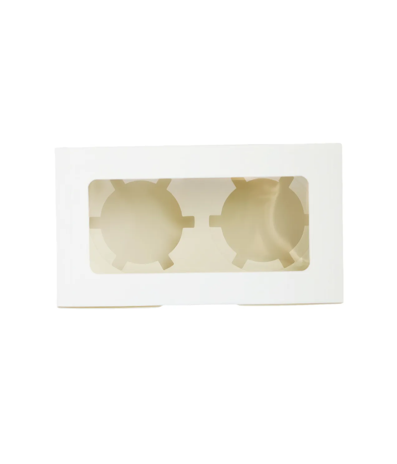 2 Window Cupcake Box 16 x 9 x 7.5cm 3pk
