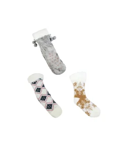 Womens Non Slip Socks Assorted