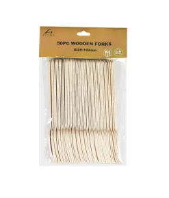 Wooden Fork 50pk