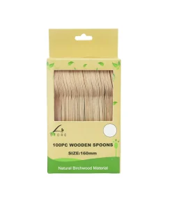 Wooden Spoons 16cm 100pk