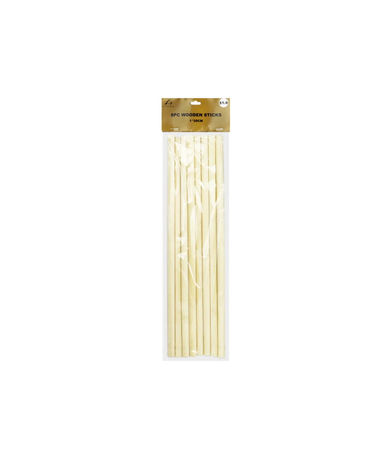 Wooden Sticks 1x30cm