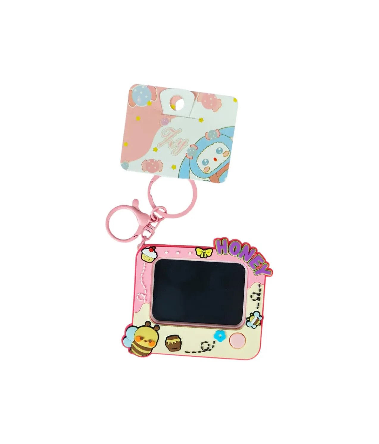 Writing Board Keychain Assorted 7.5x6cm