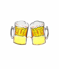 Yellow Beer Party Glasses