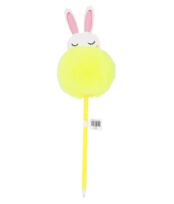 Yellow Bunny PomPom BallPoint Pen