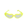 Yellow Heart Party Glasses 23 x 9cm