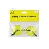 Yellow Lennon Party Glasses