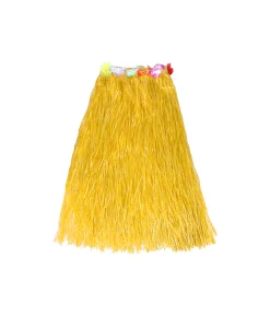 Yellow Long Hula Skirt 80cm