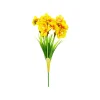 Yellow Narcissus Flower 3 Heads 35cm