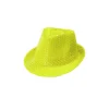 Yellow Neon Fedora