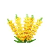 Yellow Orchid Flower 5 Branch 67cm