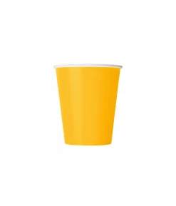 Yellow Paper Cups 20x9oz