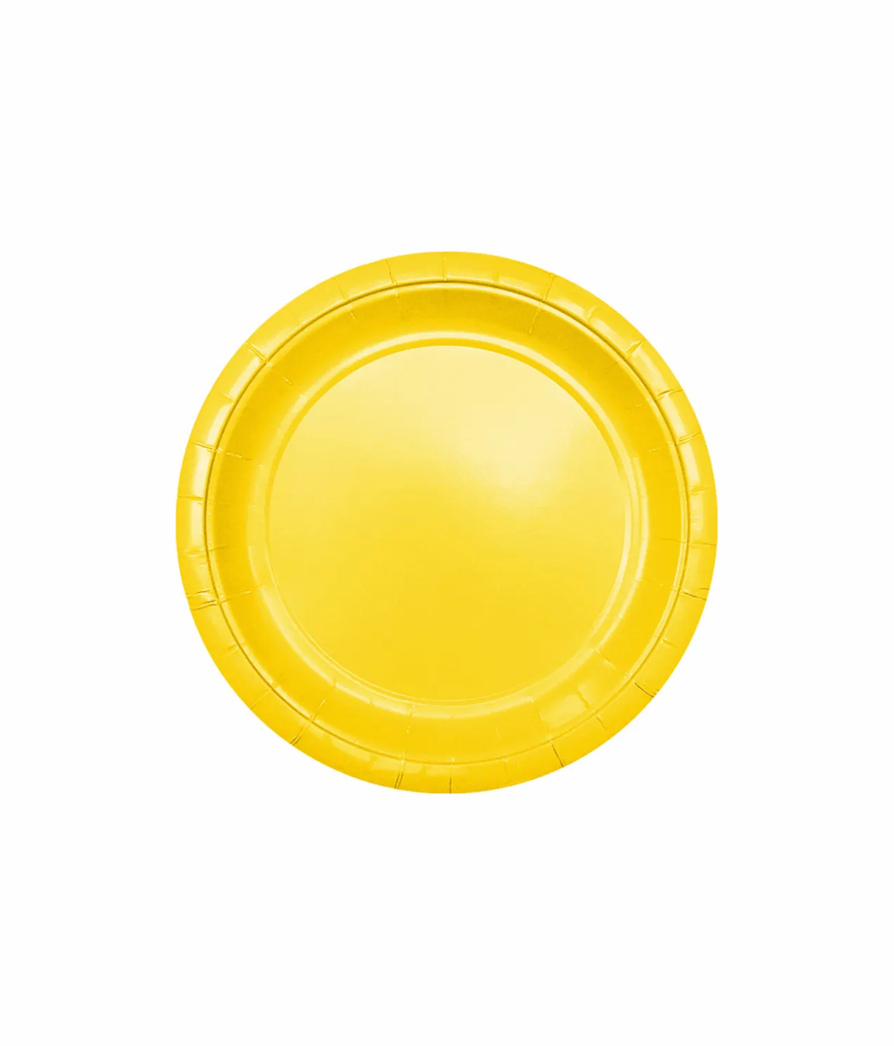 Yellow Paper Plates 12x9in
