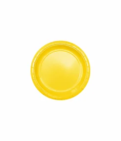 Yellow Paper Plates 20x7in