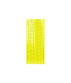 Yellow Paper Straws 25pk