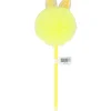 Yellow PVC Bunny PomPom BallPoint Pen