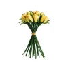 Yellow Rose Bud 18 Head 28cm