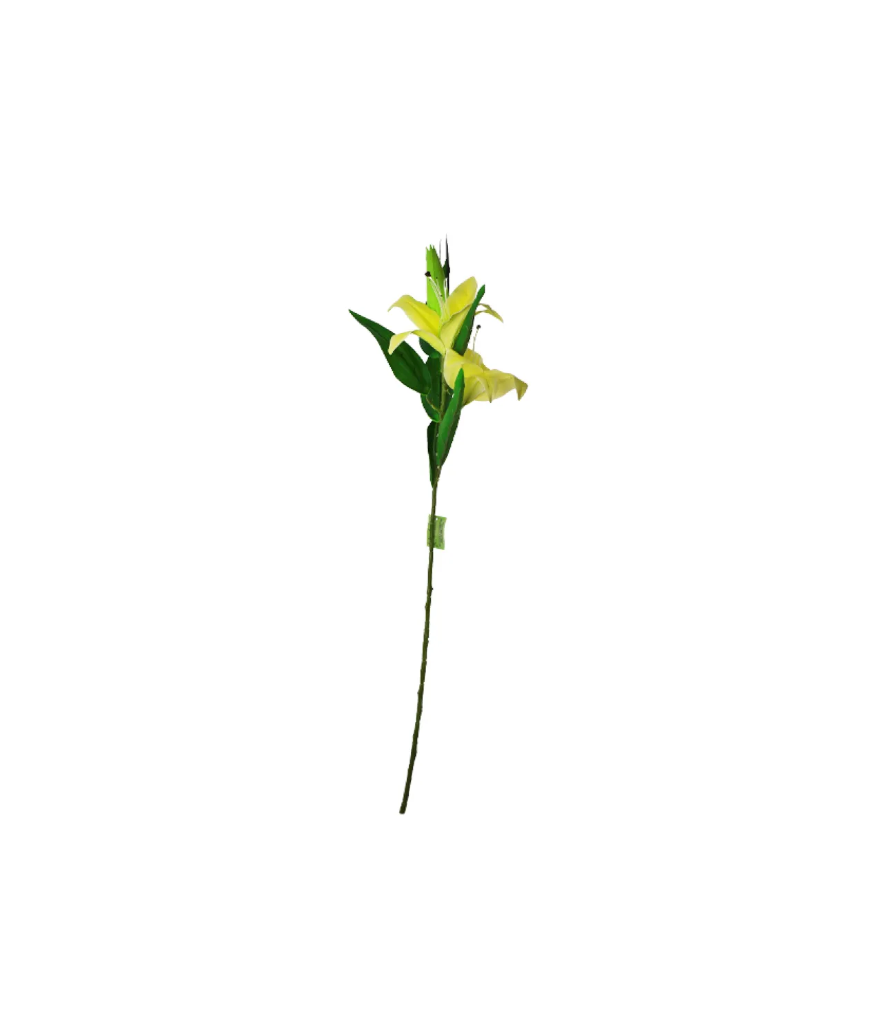 Yellow Single Lily 88cm