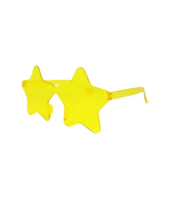 Yellow Star Shape Glasses